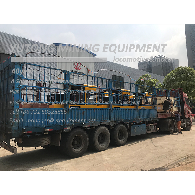 Delivery Of The First Batch 5 Units Mining Lithium Battery Locomotive