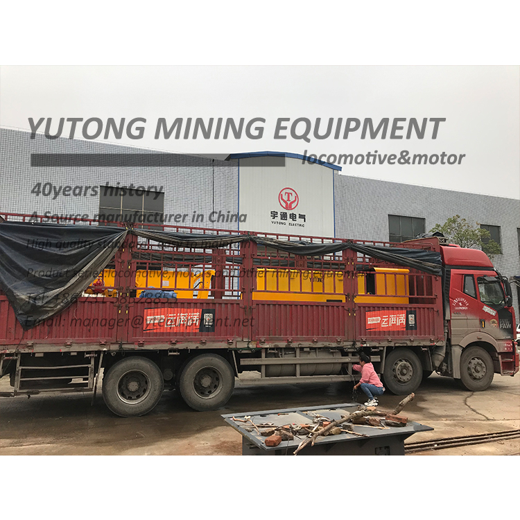 8 Ton Mine Battery Locomotive Delivery To Peru