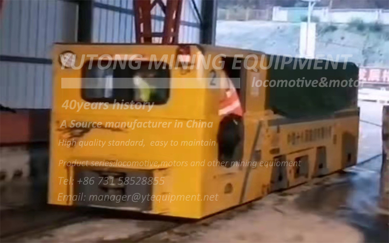 CTY15 underground lithium battery locomotive running video