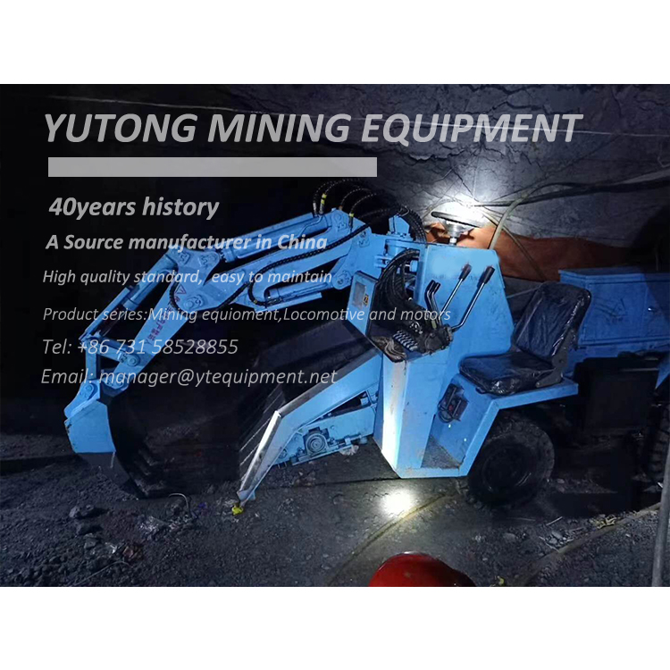 How to operate the hydraulic system of the muck loader?