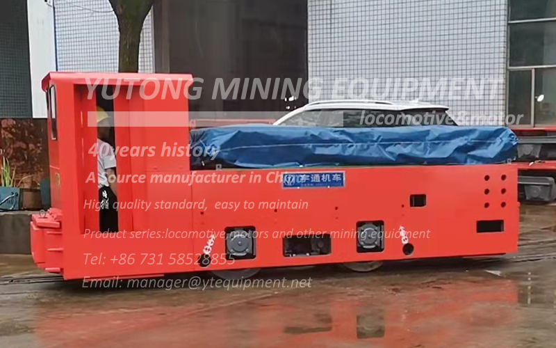 delivery of 12 ton variable frequency lithium battery electric locomotive