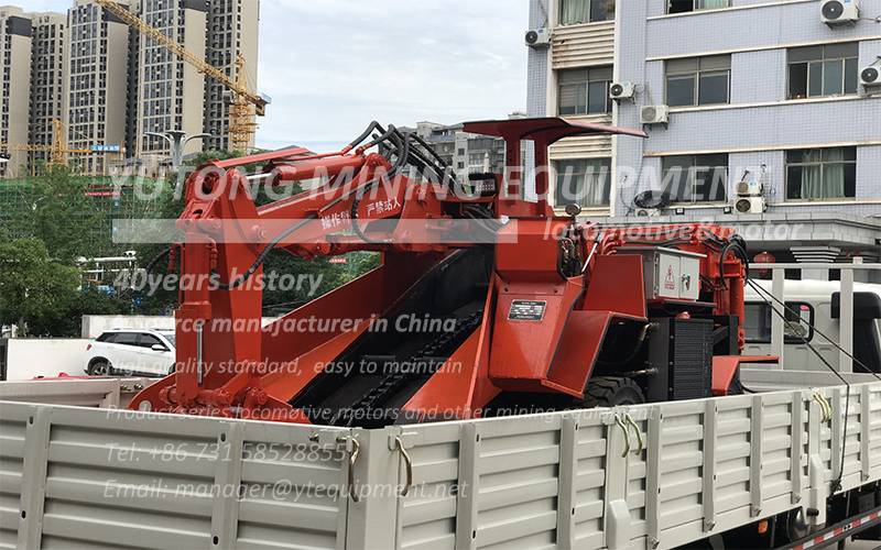 ZYW60 wheel scraper muck loader sent to Southeast Asian