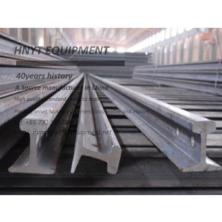 High Quality Q235 18kg/m Steel Rail, 39lbs Railway Track for Locomotive Ru