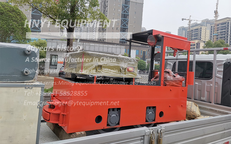 Delivery of Customized 2.5 Ton Lithium Battery Electric Locomotive