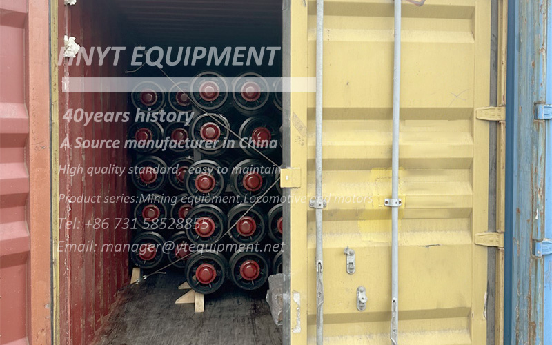 Delivery of mine car wheel sets 4.jpg