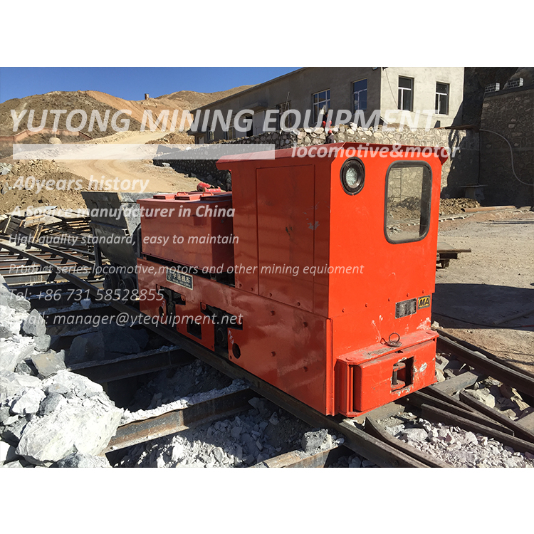 Mining locomotive stop operation method(图1)