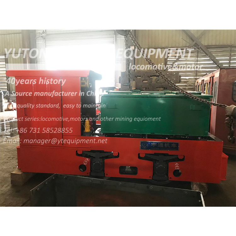 CTY5/6GB locomotive for gold mines, 5 ton battery locomotive with 90V battery device