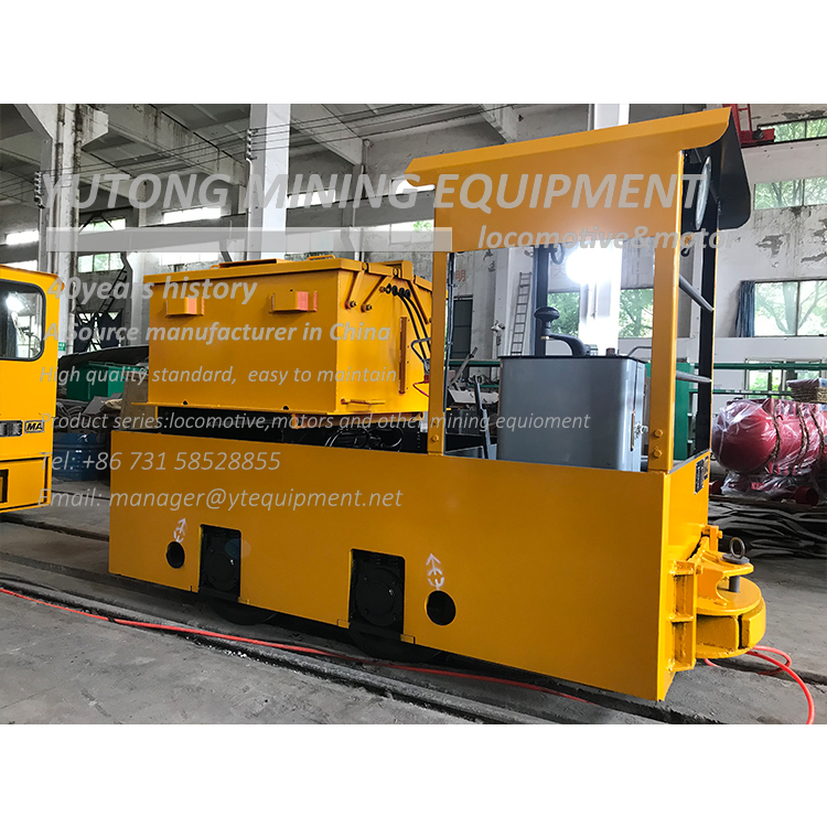 CTY2.5/6G electric battery locomotive, 2.5 ton underground battery locomotive for copper mine