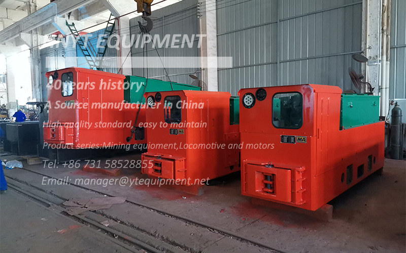 8 Ton Mining Xiangtan Locomotives Ready for Shipment