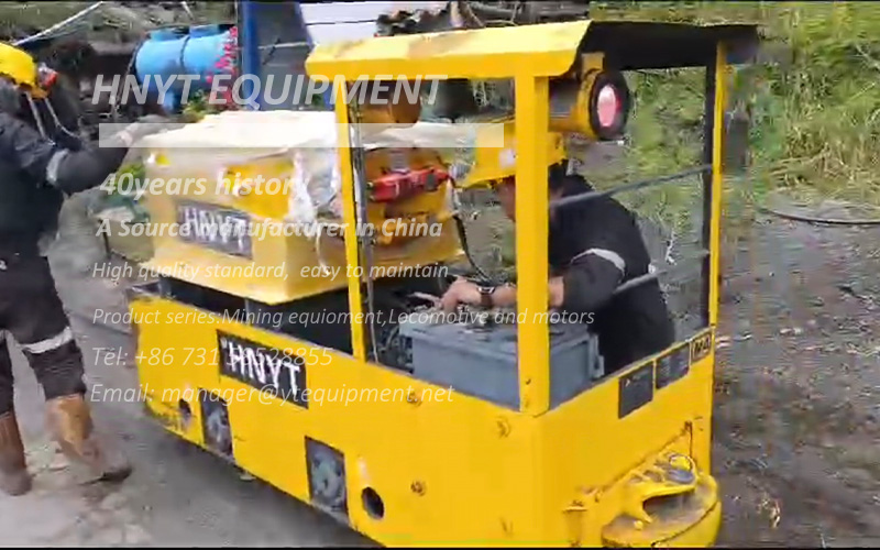 Explosion-Proof 2.5 Ton Mining Battery Locomotive Running Video