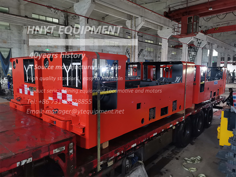 Explosion Proof 8 Ton Battery Locomotives Ready for Coal Mine Service