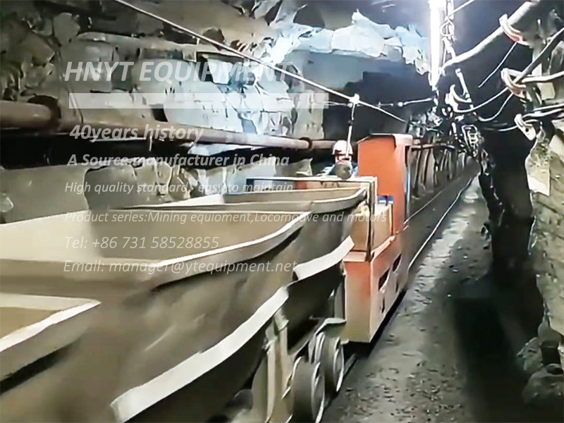 Trolley Type 3-Ton Underground Locomotive Powers High-Capacity Underground