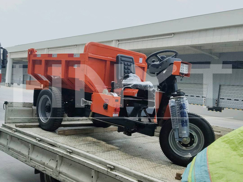 1 Ton Mining Dump Tricycle with 72v108Ah Battery Dispatched to Overseas Mi